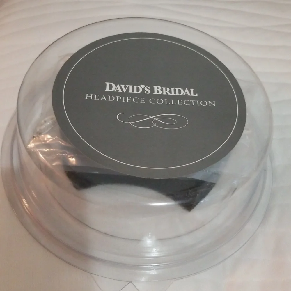 Davids Bridal Wedding Ivory flower beaded lacey leafy hair Headpiece‎